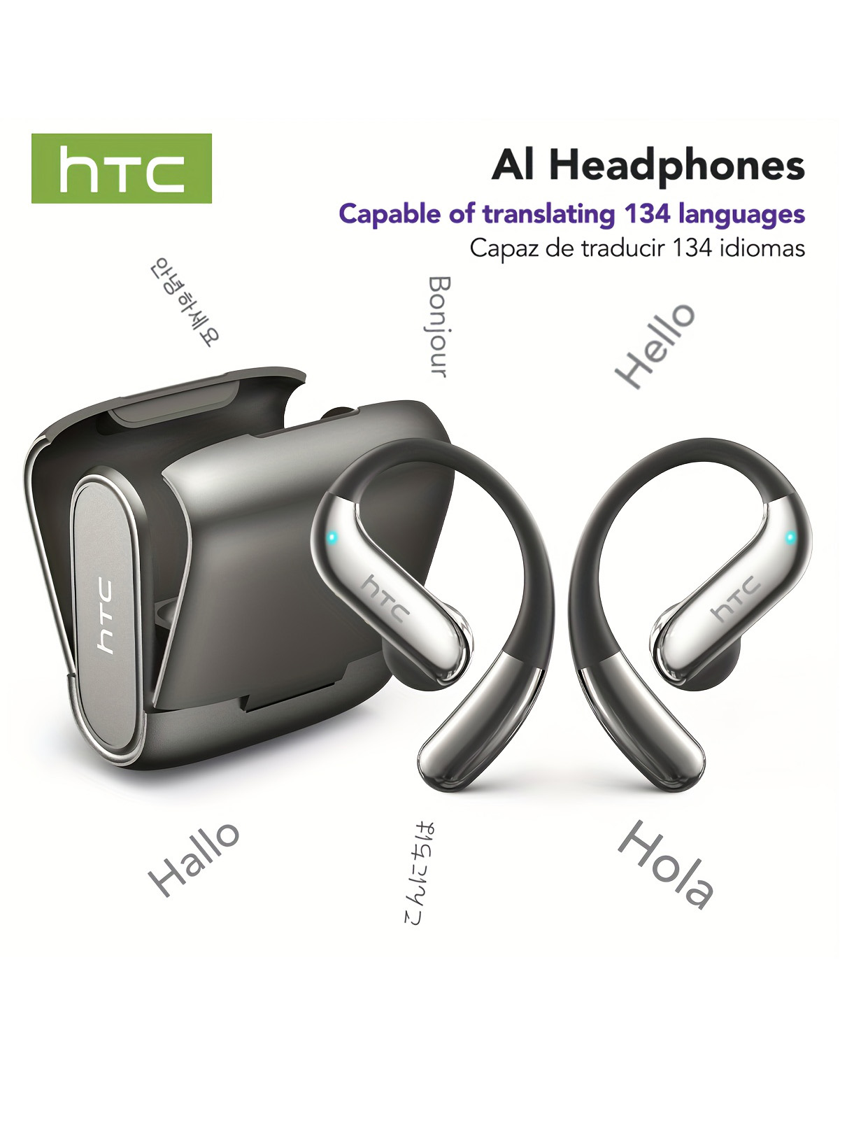 Wireless Charger - Écouteurs Bluetooth à oreille ouverte HTC
