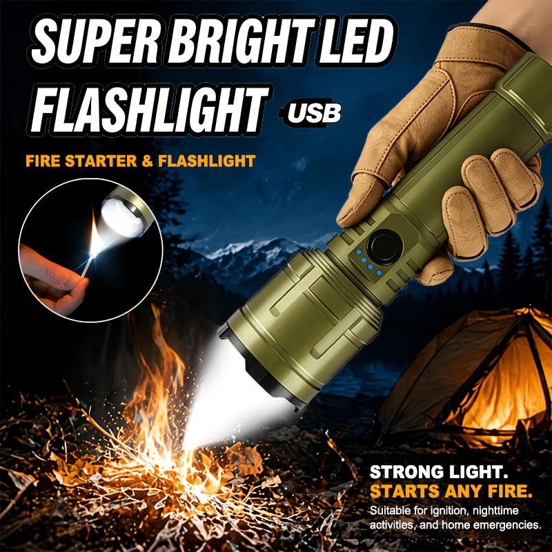 Power Bank - Lampe torche, briquet et batterie externe