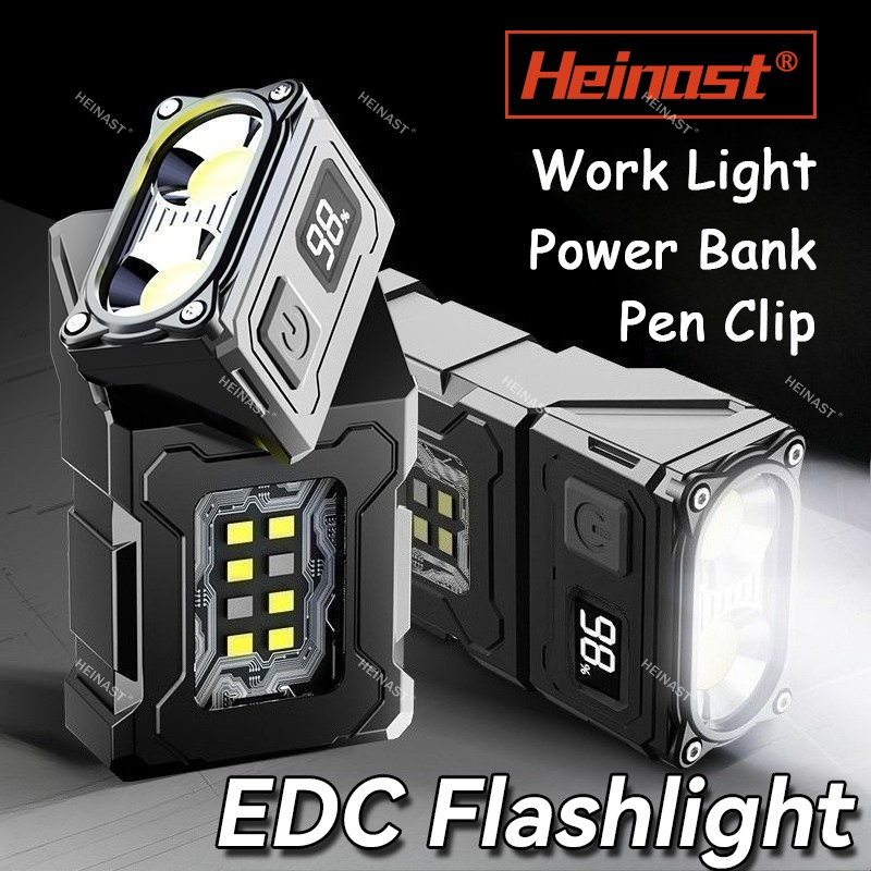 Power Bank - Torche magnétique lampe de travail Rechargeable