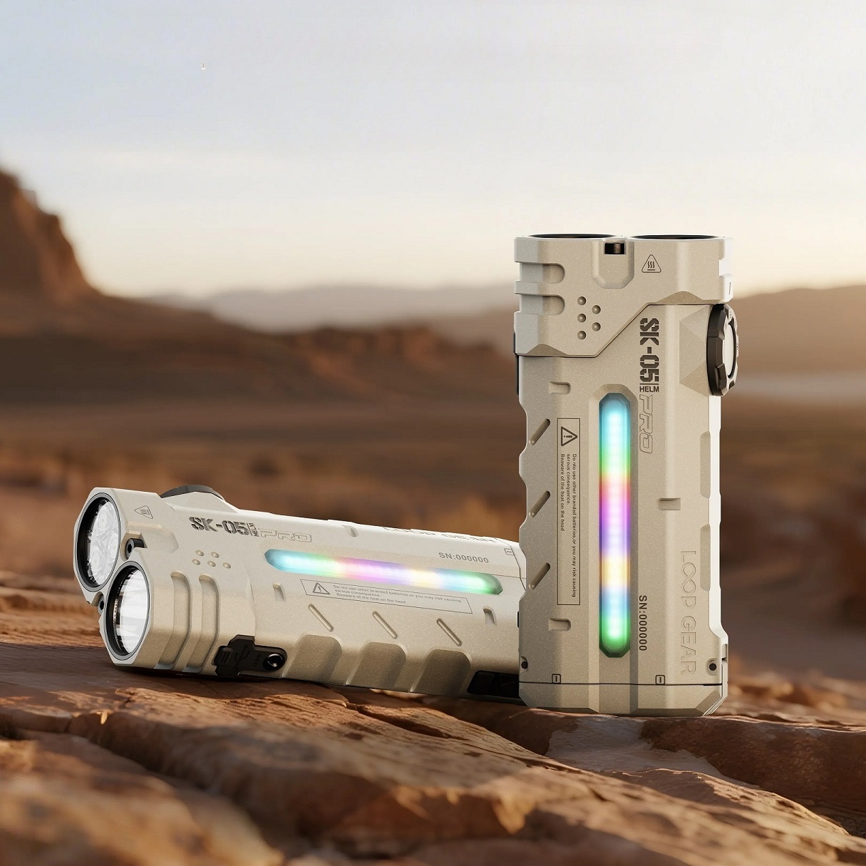 Power Bank - Lampe torche LED plate multifonctionnelle LOOP
