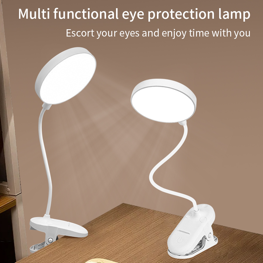 Phone Holder - Lampe de bureau à clip LED