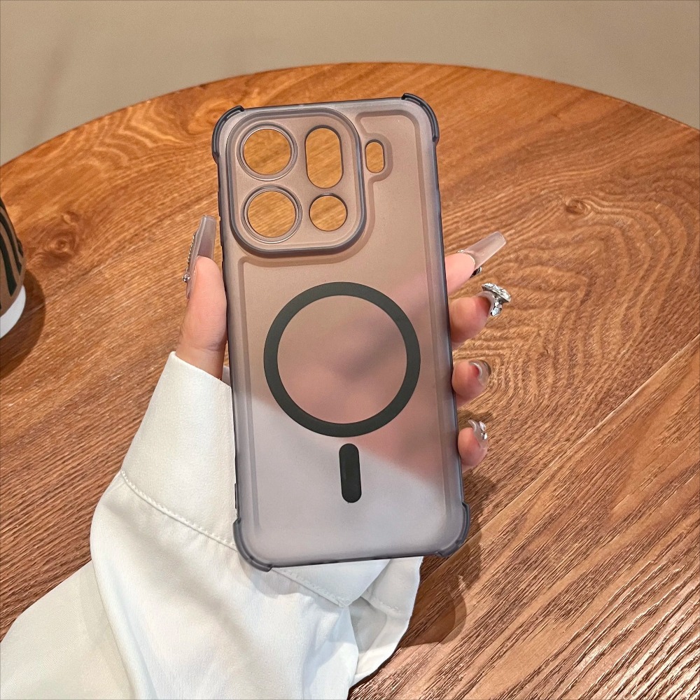 Oppo Find X8 - Coque de téléphone magnétique mate, douce