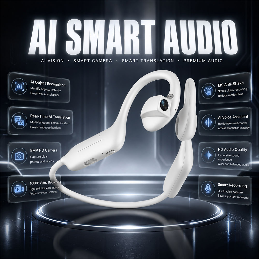 Headphones Wireless - NOUVEAUX Écouteurs Bluetooth UHD 1080P avec