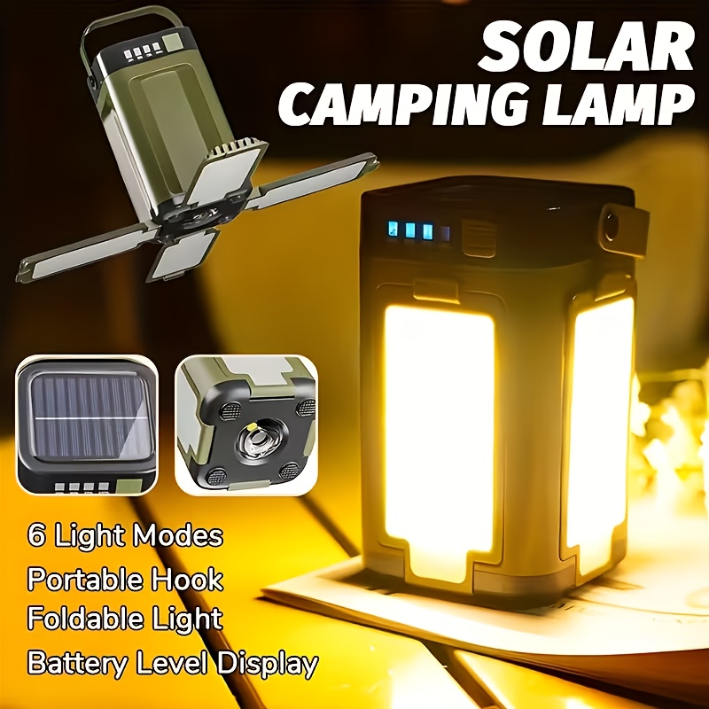 Lampe solaire portable de camp - Power Bank avis et prix
