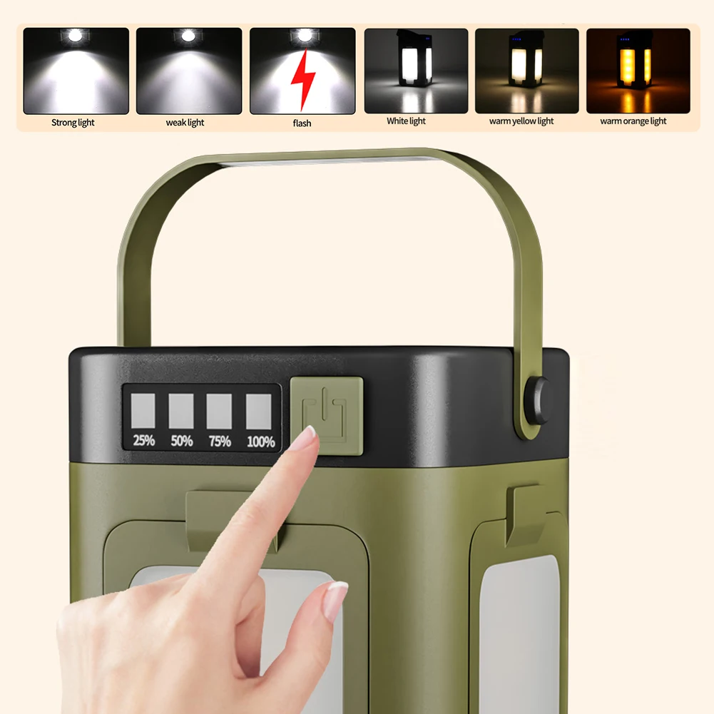 Lampe solaire portable de camp - Power Bank avis et prix
