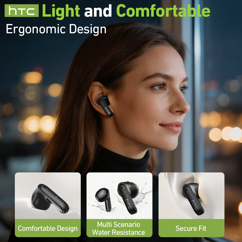 Écouteurs TWS de jeu HTC NE94  - Headphones Wireless avis et prix