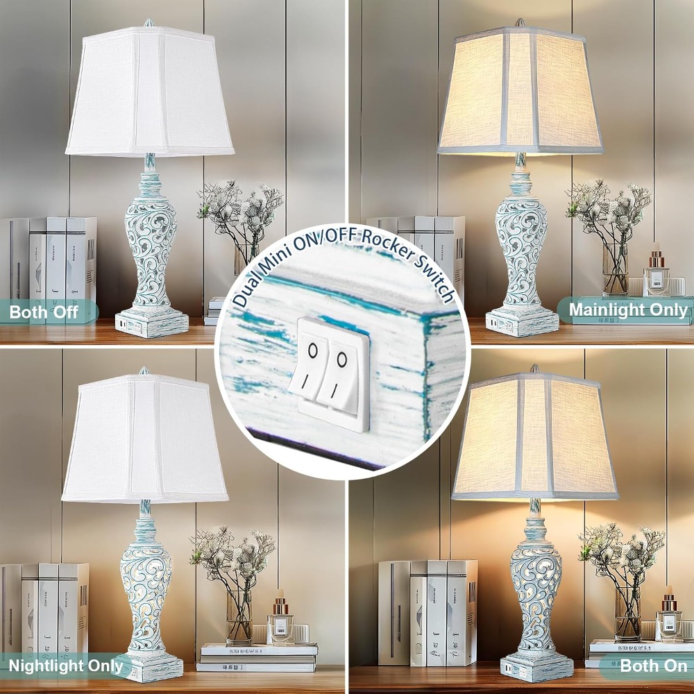 Lampes de chevet vintage style - Usb Charger avis et prix