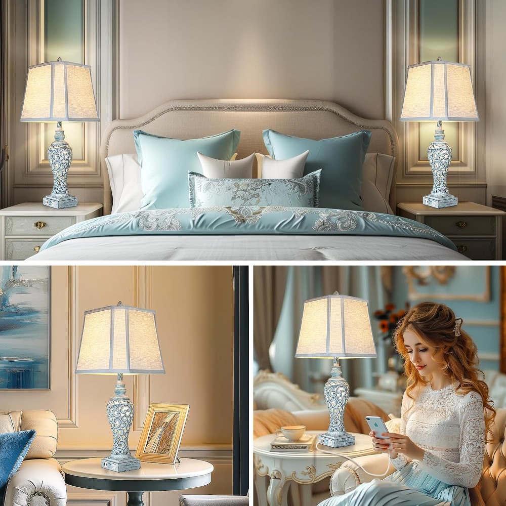 Lampes de chevet vintage style - Usb Charger avis et prix