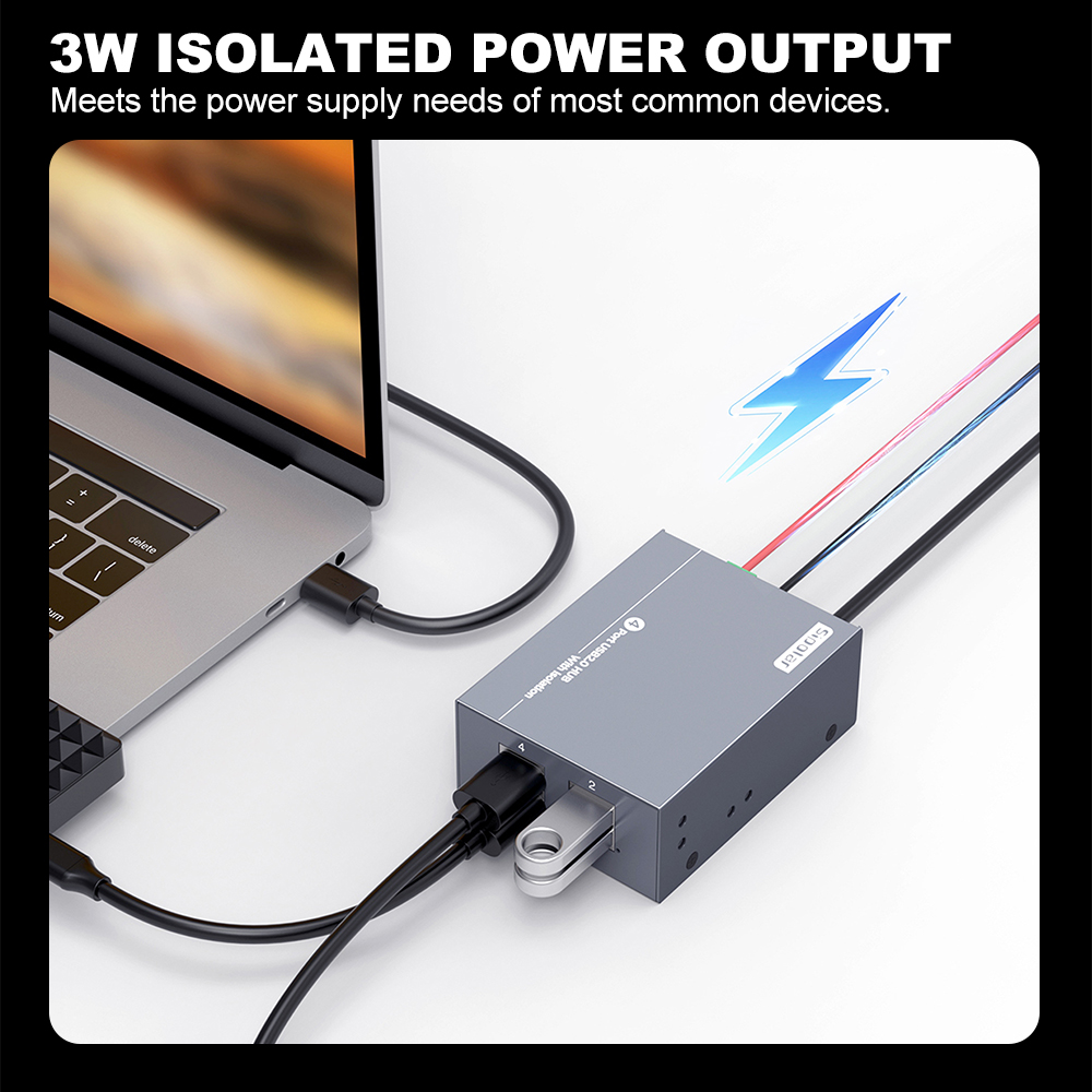 Hub USB 2.0 4 ports isolé Sipo - Usb Hub avis et prix