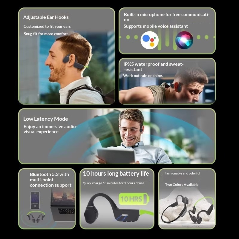 Écouteurs à Conduction osseuse - Headphones Wireless avis et prix