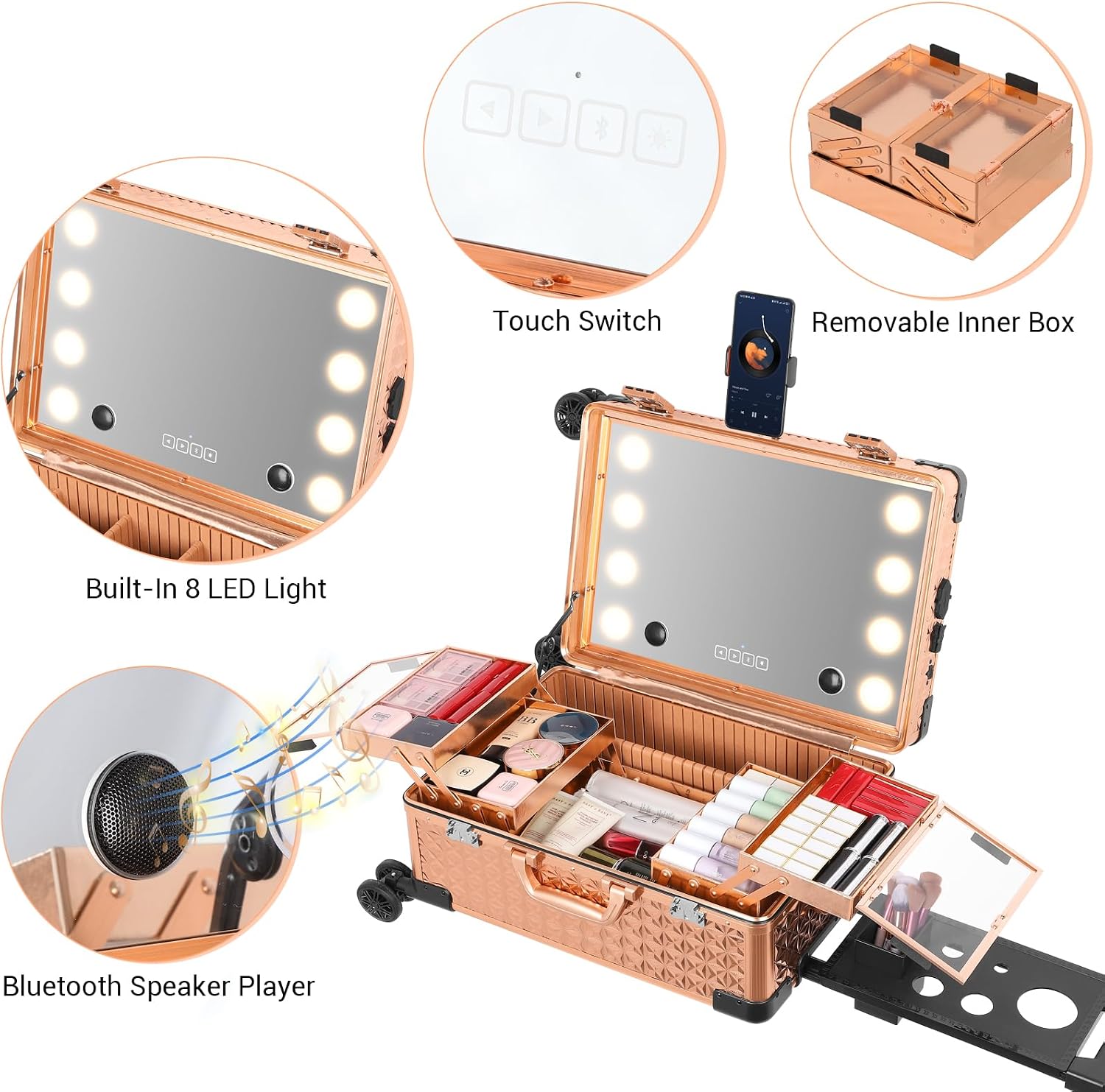 Miroir et haut-parleur Bluetoo - Bluetooth Speaker avis et prix