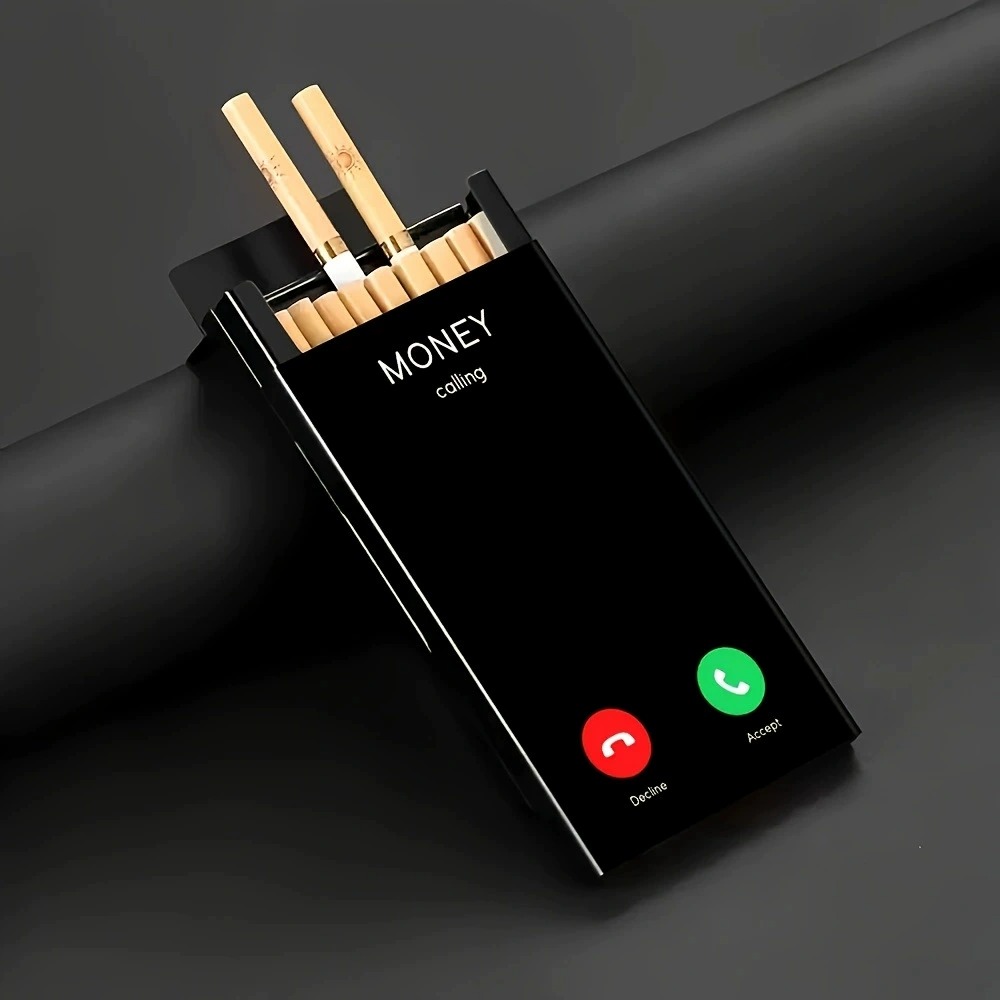 Étui à cigarettes en métal fin - Phone Holder avis et prix
