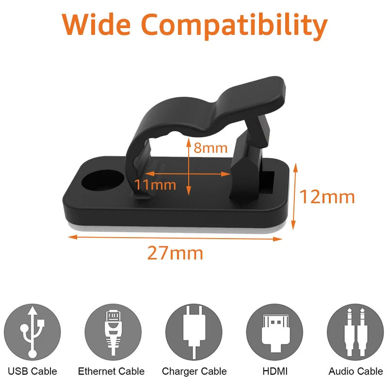10/50 pièces de clips organisa - Usb Charger avis et prix