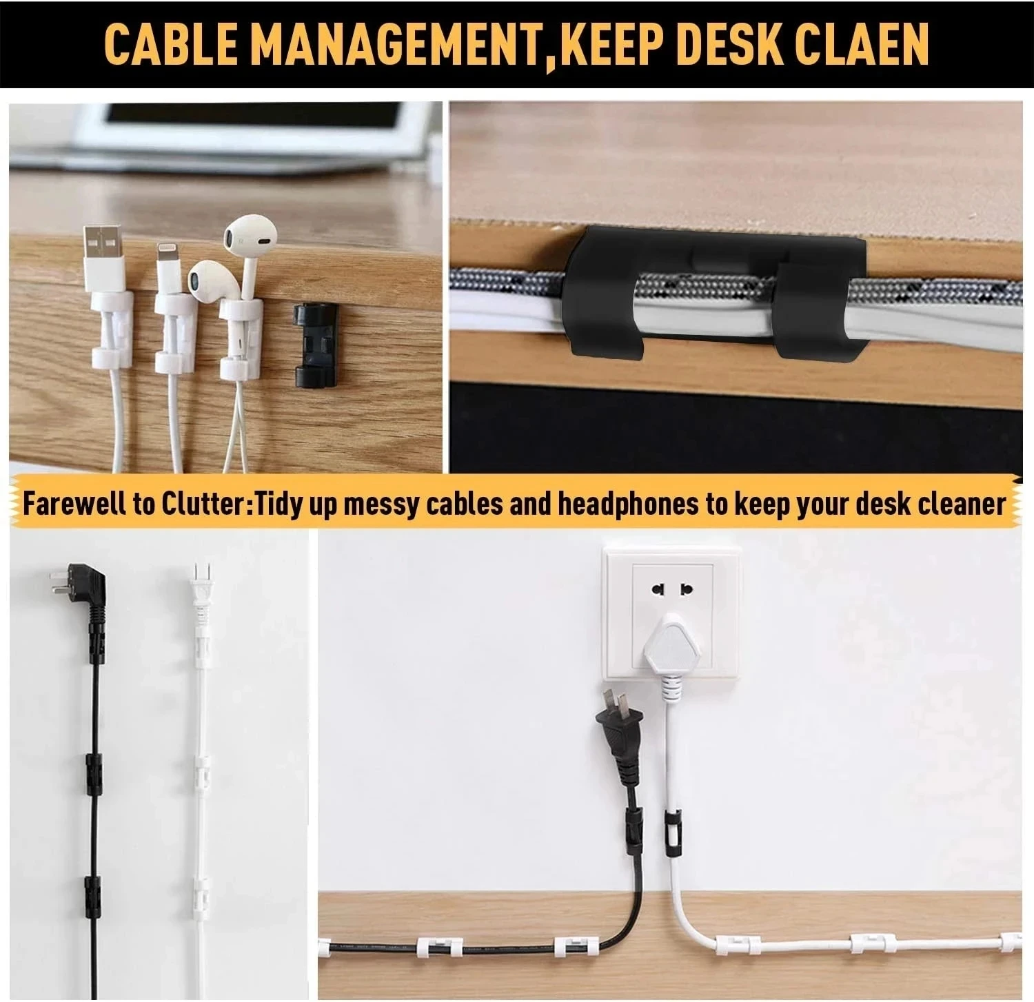 Petits clips organisateurs de  - Cable Organizer avis et prix