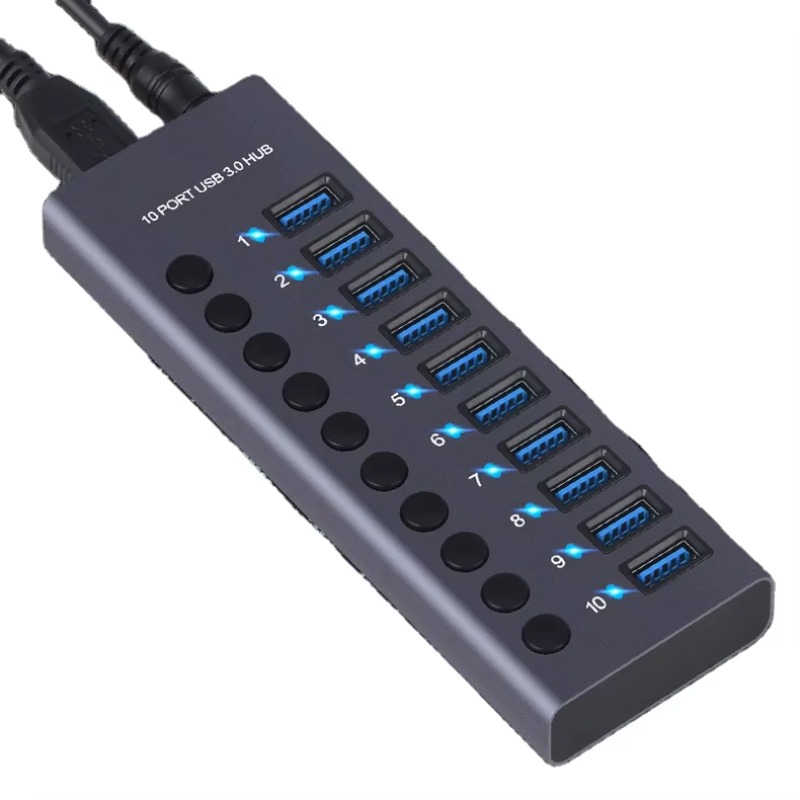 Hub USB 3.0 à 10 ports en alli - Usb Hub avis et prix