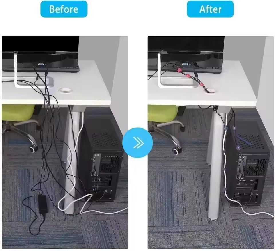100 pièces, attaches de câbles - Cable Organizer avis et prix