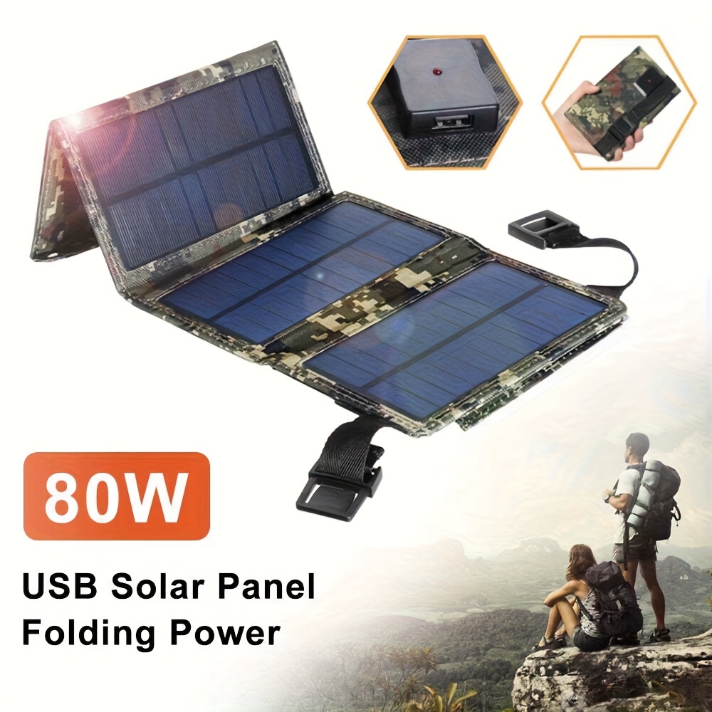 Panneau solaire portable pliab - Usb Charger avis et prix