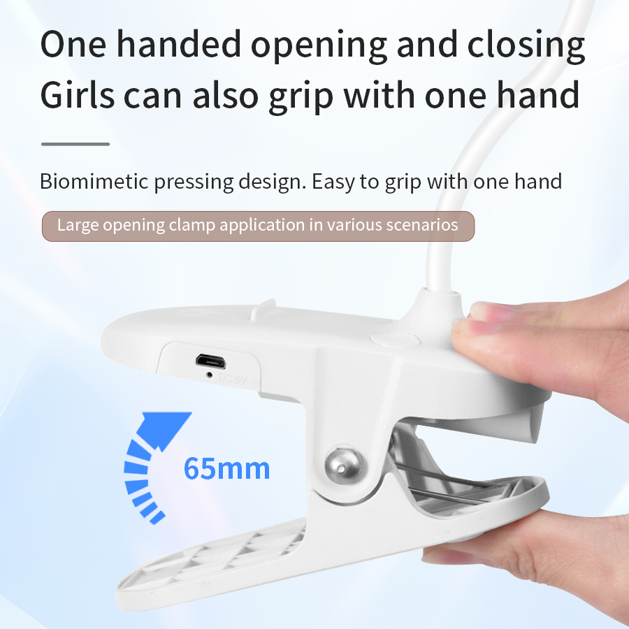 Lampe de bureau à clip LED 360 - Phone Holder avis et prix