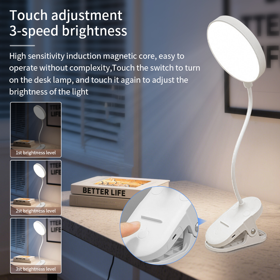 Lampe de bureau à clip LED 360 - Phone Holder avis et prix