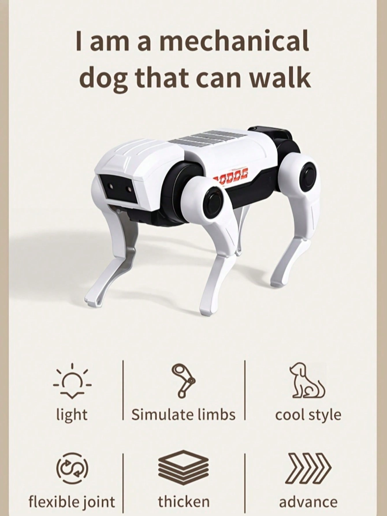 Jouet robot chien mécanique à  - Electronics Gadgets For Gift avis et prix