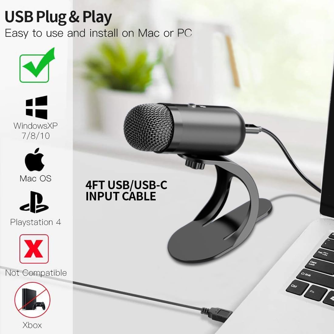 Microphone USB professionnel à - Usb Hub avis et prix