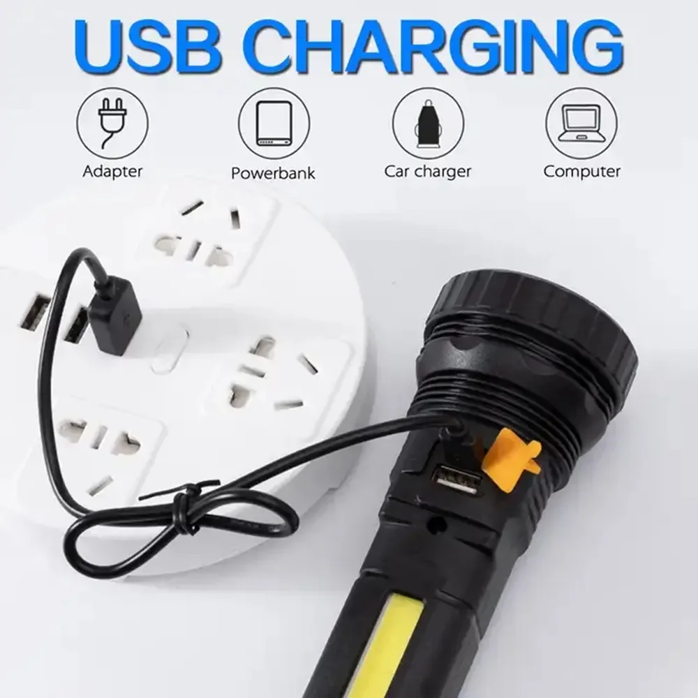 Lampe torche solaire LED multi - Power Bank avis et prix